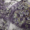 3D Beaded Floral Lace Mesh Fabric