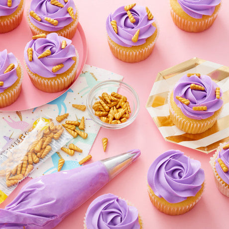 Wilton Gold Unicorn Horn Sprinkles – 1 oz.