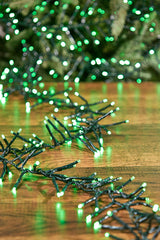 53' Platinum Elite Cluster Lights - 1560L Green (Green Cord)