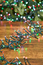 12.5' Platinum Elite Cluster Lights - 380L Cool White, Red & Green (Green Cord)