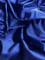 Royal Blue Stretch Charmeuse Fabric - Royal Blue, 59" Width