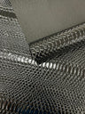 Cobra Snake Shiny Vinyl Fabric - 3D Embossed Snake Skin, 54" Width, 72% PVC 28% Polyester (1/2 Yard)