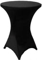 Cocktail Spandex Polyester Fabric - Black, White, 36" Round X 42" High (1 Unit)