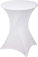 Cocktail Spandex Polyester Fabric - Black, White, 36" Round X 42" High (1 Unit)