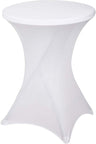 Cocktail Spandex Polyester Fabric - Black, White, 36" Round X 42" High (1 Unit)