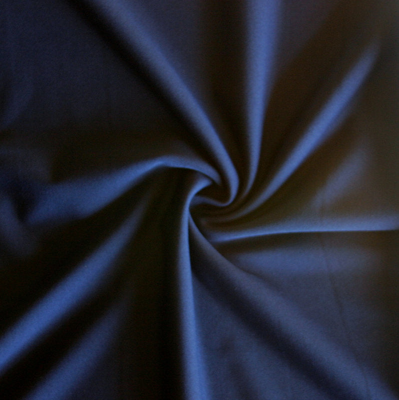 Athletic Dri-Fit Polyester Jersey Knit Fabric in College Navy