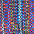 Swim Knit Colorful Vertical Mosaic Stripe 24" Remnant