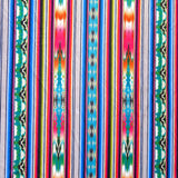 Nylon Spandex Swimsuit Fabric Colorful Vertical Serape