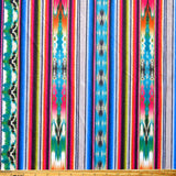 Nylon Spandex Swimsuit Fabric Colorful Vertical Serape