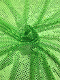 Lime Small Confetti Sequin Polyester Fabric - Lime Confetti Dot Sequin, 42" Width (1 Yard)