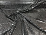 Confetti Sequin Knit Dot Polyester Fabric - Shiny Sheer Metallic Confetti Dot, 43/44" Width (1 Yard)