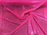 Confetti Sequin Knit Dot Polyester Fabric - Shiny Sheer Metallic Confetti Dot, 43/44" Width (1 Yard)