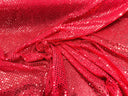 Confetti Sequin Knit Dot Polyester Fabric - Shiny Sheer Metallic Confetti Dot, 43/44" Width (1 Yard)