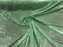 Confetti Sequin Knit Dot Polyester Fabric - Shiny Sheer Metallic Confetti Dot, 43/44" Width (1 Yard)