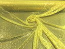 Confetti Sequin Knit Dot Polyester Fabric - Shiny Sheer Metallic Confetti Dot, 43/44" Width (1 Yard)