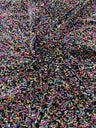 Confetti Sequin Stretch Velvet Fabric - Black, Lilac, Light Blue, Pink, Black Multi, 54" Width (1 Yard)