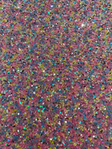 Confetti Sequin Stretch Velvet Fabric - Black, Lilac, Light Blue, Pink, Black Multi, 54" Width (1 Yard)