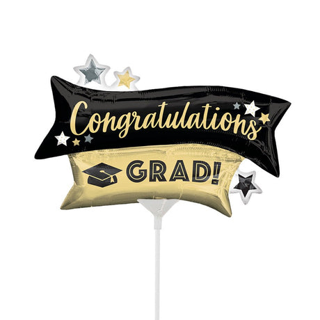 Foil Balloon Congratulations Grad Mini Shape