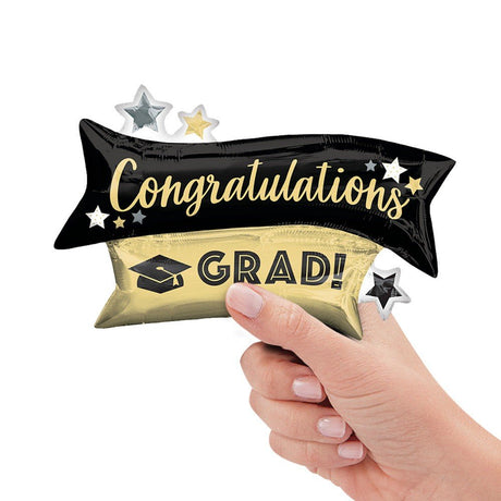 Foil Balloon Congratulations Grad Mini Shape