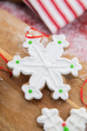 4 Inch Snowflake Cookie Ornament Decorative Christmas Tree Ornament