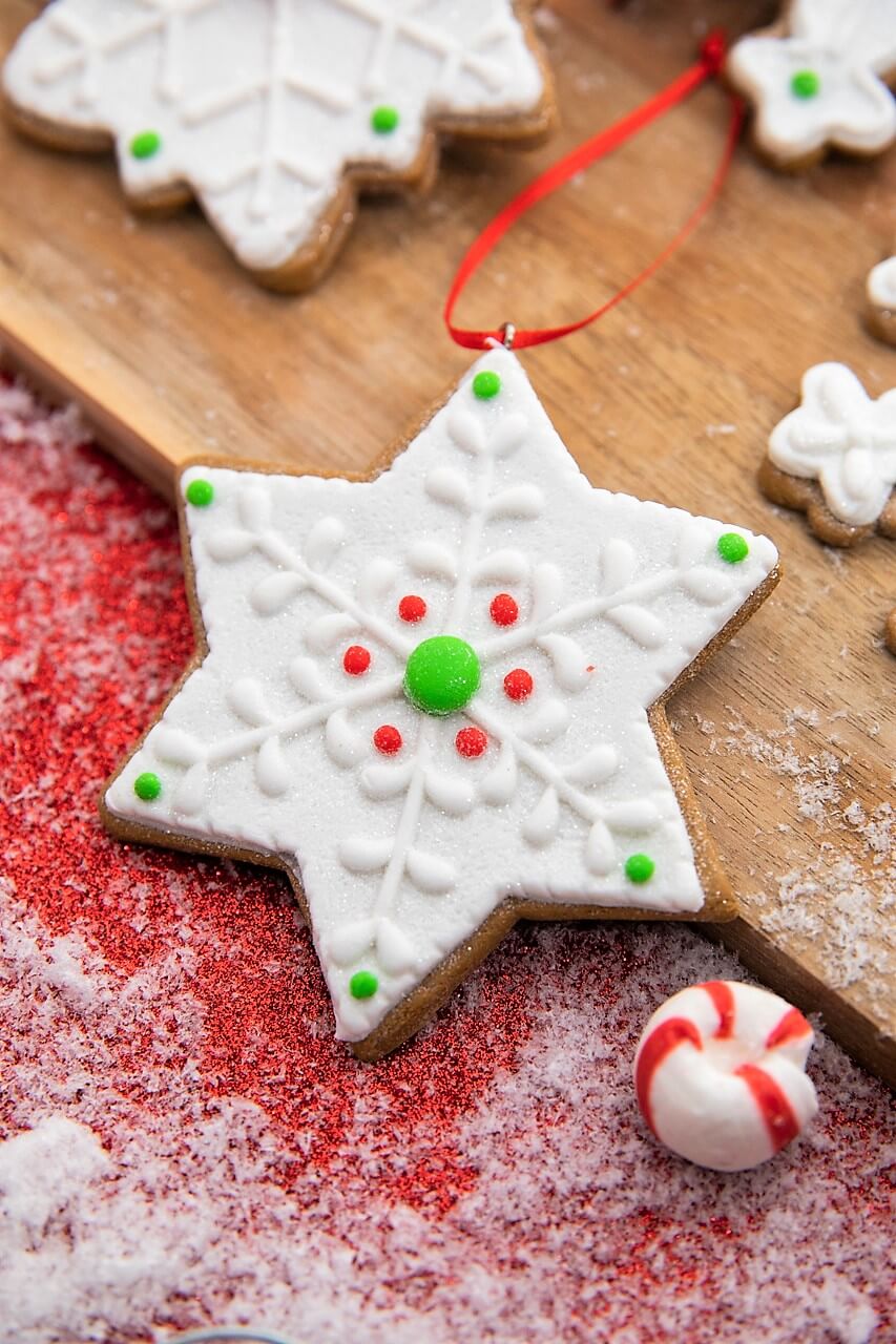 4” Snowflake Cookie Ornament