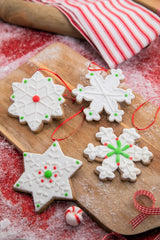4 Inch Snowflake Cookie Ornament Decorative Christmas Tree Ornament