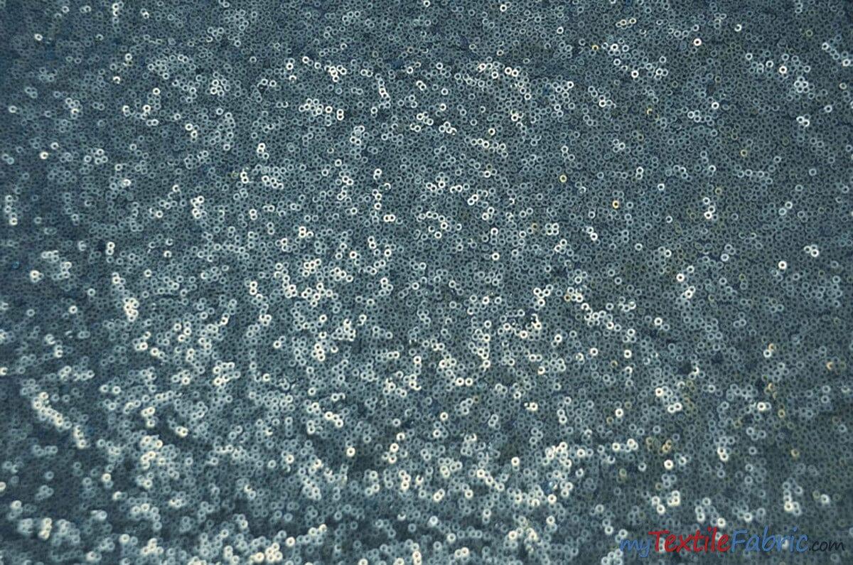 Glitz Mesh Sequins Polyester Fabric - 3Mm Glitter Sequins, 52" Width, Multiple Colors (1 Yard)