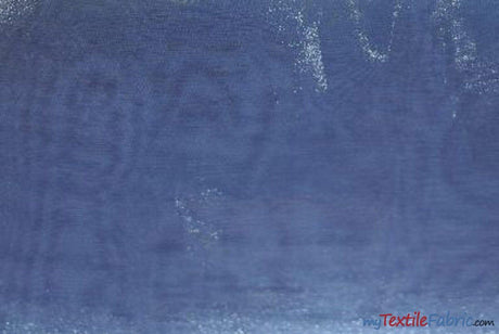 Crystal Organza Polyester Fabric - Sparkle Sheer, 58/60" Width, Yards & Bolts (1 Yard)