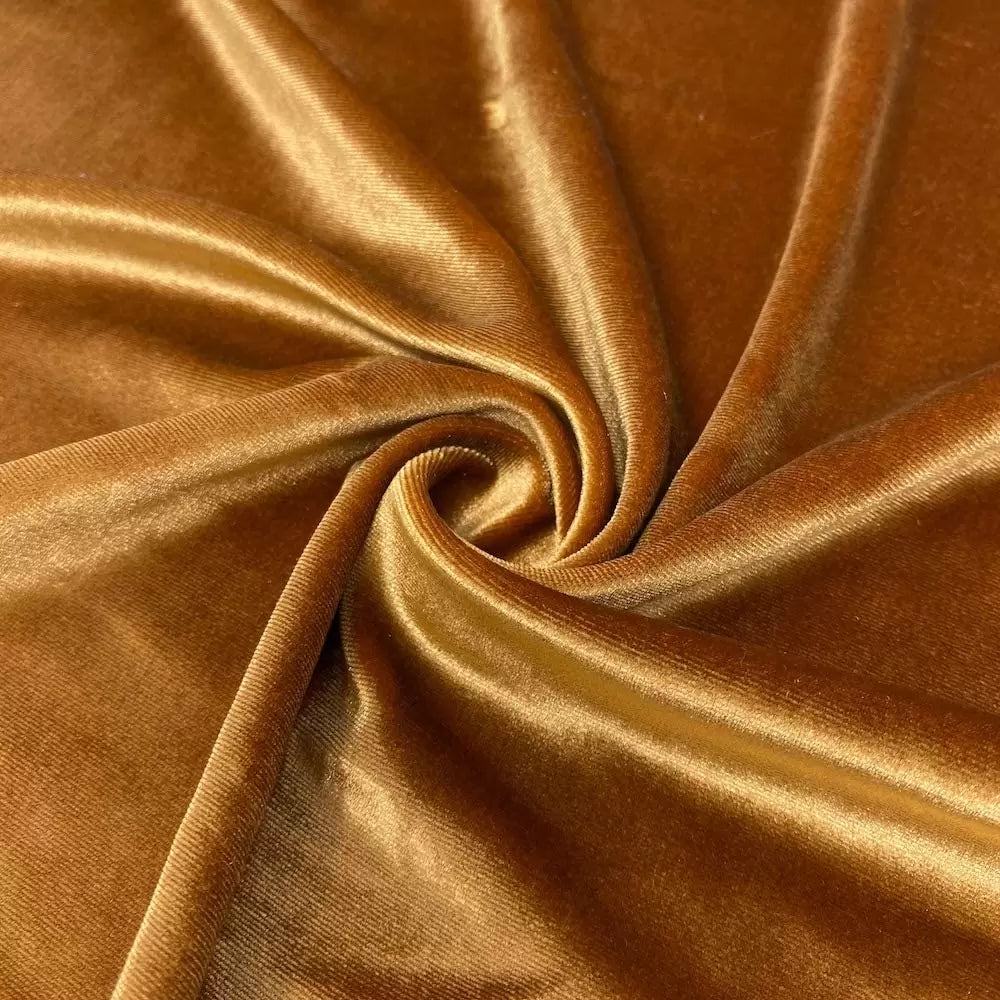 Stretch Velvet Polyester Spandex Velvet Fabric - 58/60" Width,
