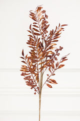 30" Copper Metallic Pepperberry Stem
