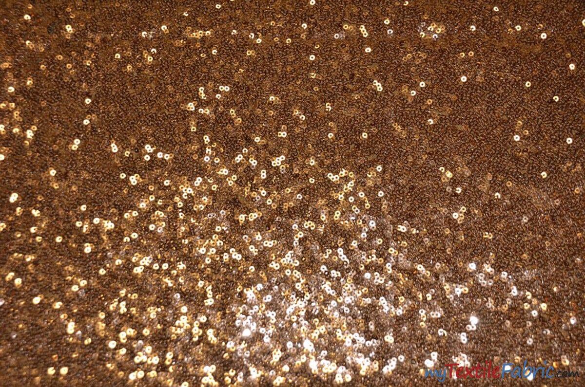 Glitz Mesh Sequins Polyester Fabric - 3Mm Glitter Sequins, 52" Width, Multiple Colors (1 Yard)