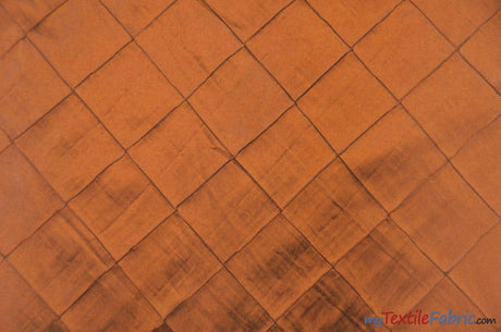 Taffeta Pintuck Fabric - 4" X 4" Diamond Pattern, 58" Width, Multiple Colors (1 Yard)
