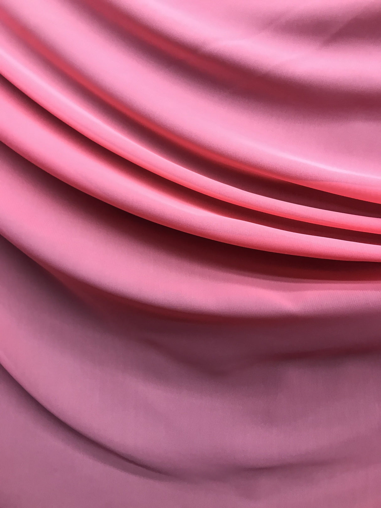 Coral Chiffon Fabric - Coral, 59"-60" Width (1 Yard)