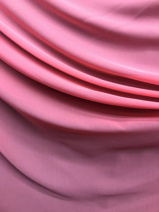 Coral Chiffon Fabric - Coral, 59"-60" Width (1 Yard)