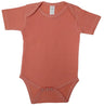 Lucky Friends 701 100 Percent Cotton Fabric - Coral, Short Sleeve Baby Onesie (0/3-12/18)