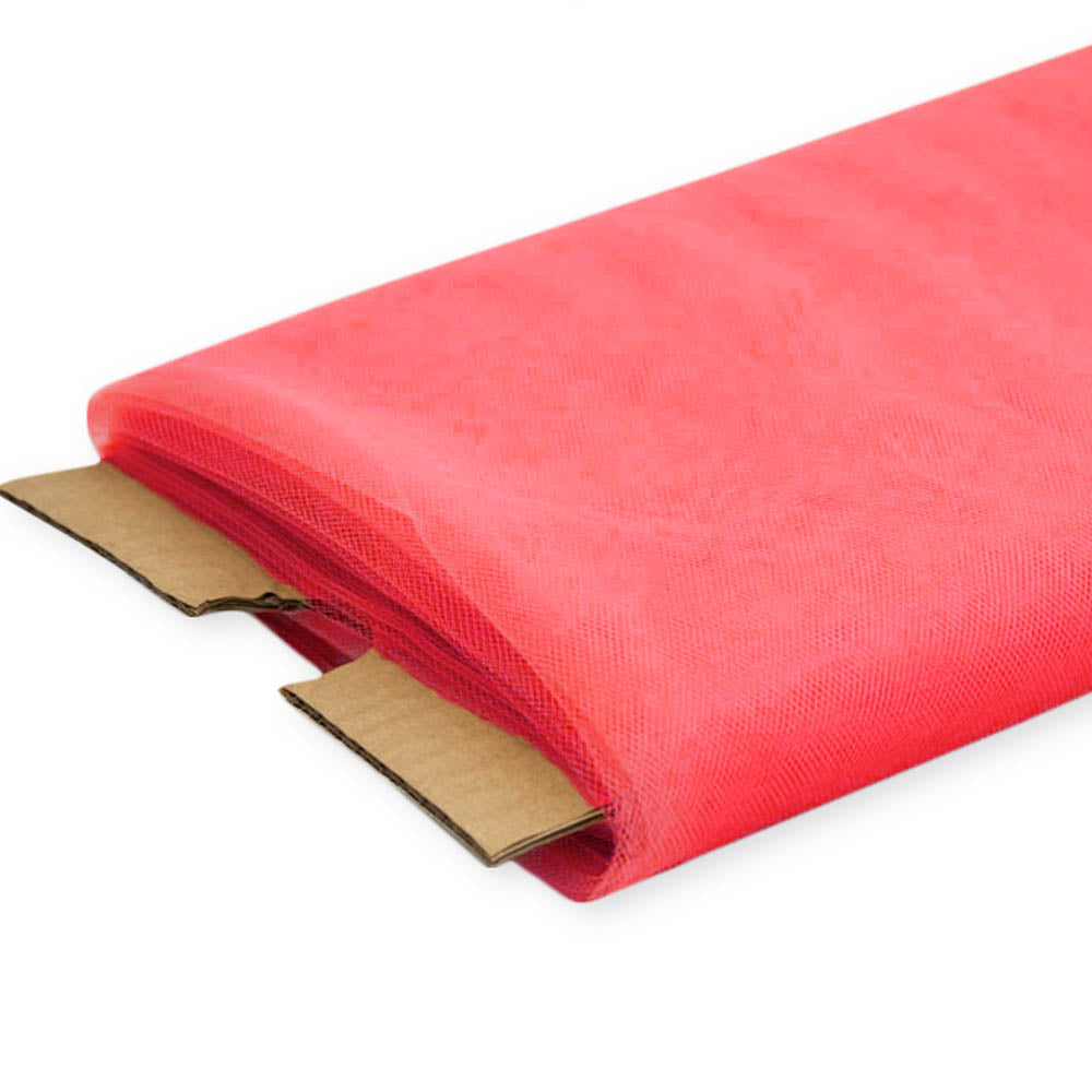 Coral Nylon Tulle Fabric, 54″ Inches Wide – 40 Yards By Roll