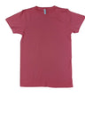 Lucky Friends 1001 100% Cotton Fabric - Coral, Round Neck, 4.2 Oz, Tubular, No Side Seams (1 Piece)