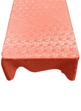 Roses Jacquard Satin Fabric - Rose Pattern, 60" X 108" (1 Piece)