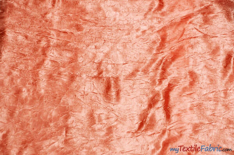 Silky Crush Satin Polyester Fabric - Crushed Charmeuse Satin, Multiple Colors, 54" Width (1 Yard)