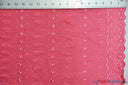 Polyester Cotton Eyelet Embroidery Fabric - Double Sided Border, 45" Wide, Multiple Colors (1 Yard)