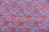 Raschel Lace Polyester Fabric - Floral Sheer Lace, 58/60" Width (1 Yard)