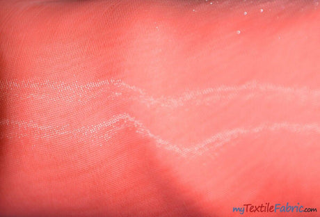 Mirror Organza Polyester Fabric - Sheer, Soft And Smooth, 58/60" Width (Continuous Yards & By Bolt)