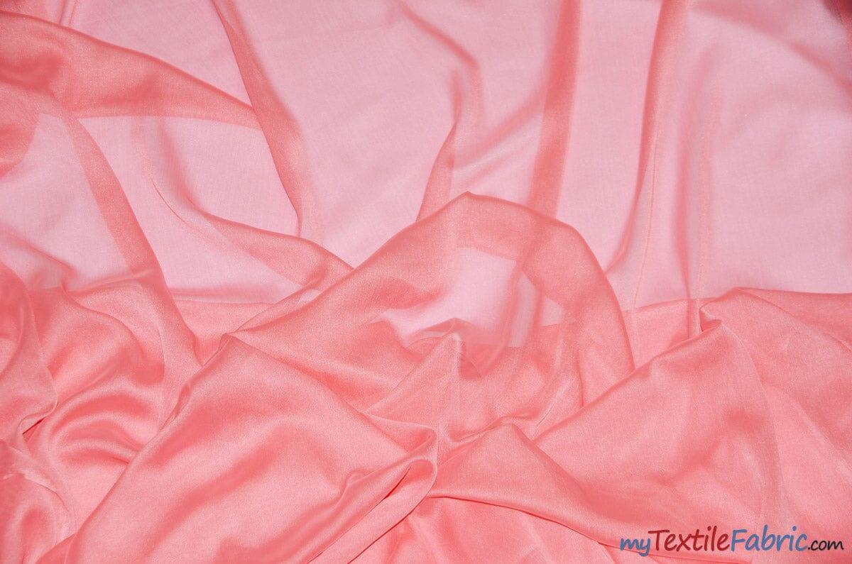Two Tone Chiffon Polyester Fabric - Iridescent Sheer, 58/60" Width, Multiple Colors (Yards, Bolts, Sample Swatch)