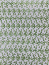 Corded Lace Butterfly Design Polyester Fabric - Butterfly Embroidered Sequin Mesh Lace, 50-54" Width (1 Yard)