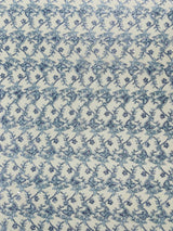 Corded Lace Butterfly Design Polyester Fabric - Butterfly Embroidered Sequin Mesh Lace, 50-54" Width (1 Yard)