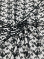 Corded Lace Butterfly Design Polyester Fabric - Butterfly Embroidered Sequin Mesh Lace, 50-54" Width (1 Yard)