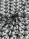 Corded Lace Butterfly Design Polyester Fabric - Butterfly Embroidered Sequin Mesh Lace, 50-54" Width (1 Yard)