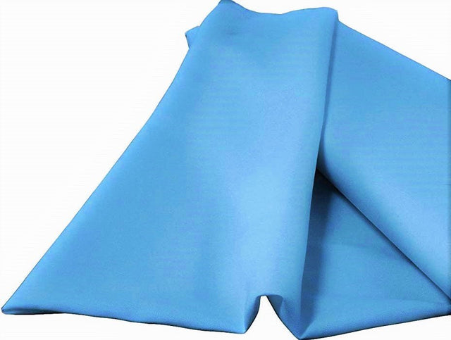 Cornflower Polyester Poplin Fabric - Cornflower, 58/59" Width (1 Yard)