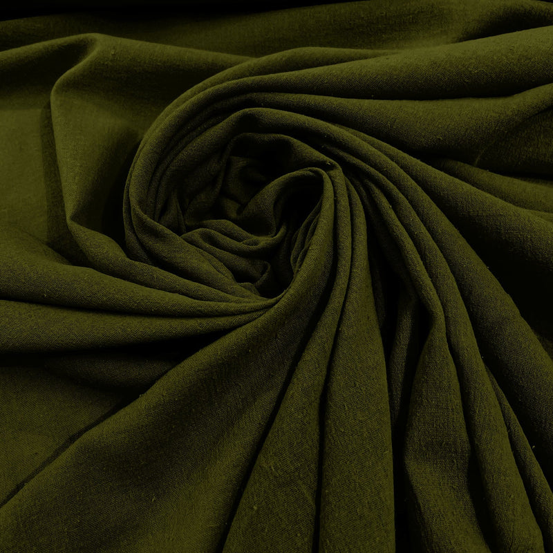 Cotton Gauze Cotton Fabric - Sheer Crinkle Texture, 54" Width (1 Yard)
