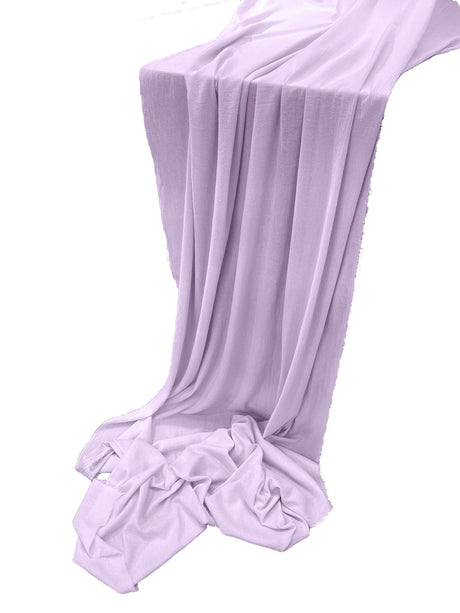 Cotton Gauze Sheer Table Runner Cotton Fabric - Sheer, 14" X 144" (1 Piece)